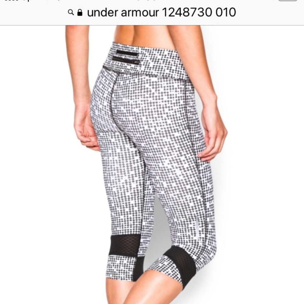 Women’s Ua Printed Fly-by Compression Capri